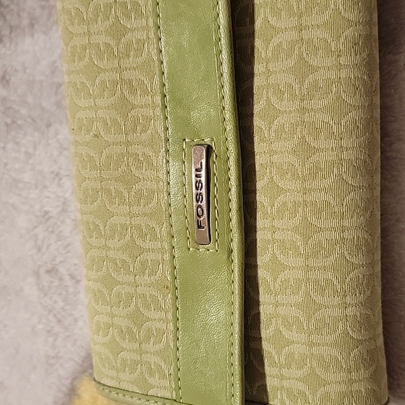 Vintage Fossil Wallet green - Picture 3 of 8
